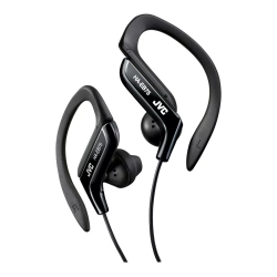 JVC AMERICA Jvc Haeb75B Sport Ear Clip Earphones Adjustable Splash Proof (Black) [Headphones]