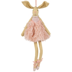 NORTHLIGHT Plush Ballerina Bunny Easter Wall Decoration - 13