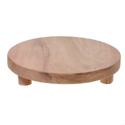 MAISON CONCEPTS Acacia Wooden Round Table Riser Medium