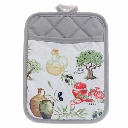 MAISON CONCEPTS Pot Holder With Pocket Olives - Set Of 6
