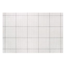MAISON CONCEPTS 4PC Woven Pvc Placemat Square Block 12 X 18 - Set Of 3 In White