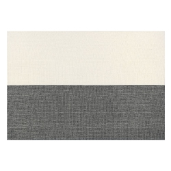 MAISON CONCEPTS Fused Placemat Block Print - Set Of 12 In Black