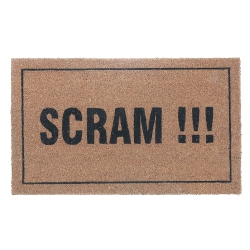 MAISON CONCEPTS Coir Door Mat Scram 18 X 30