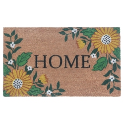 MAISON CONCEPTS Coir Door Mat Sunflower Home 18 X 30