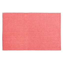 MAISON CONCEPTS Chambray Ribbed Placemat 13 X 19 - Set Of 12 In Coral