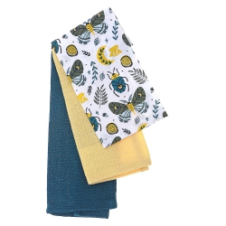 MAISON CONCEPTS Dish Cloth Set Of 3 PCs Butterfly & Beetle - Set Of 2