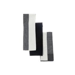 MAISON CONCEPTS Kitchen Towel Set Of 3 PCs Block Print In Black