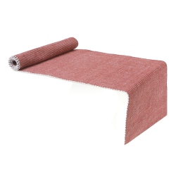 MAISON CONCEPTS Chambray Ribbed Table Runner Clay 13 X 54