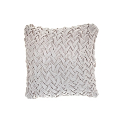 MAISON CONCEPTS Monica Briaded Cushion 18 X 18 - Set Of 2 In Ivory