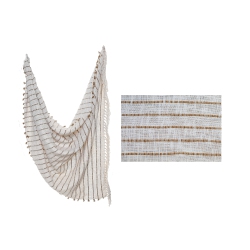 MAISON CONCEPTS Cotton Slub Rib Throw 50 X 60