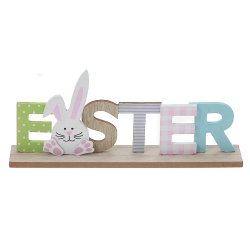 MAISON CONCEPTS Wood Bunny Easter Stand Decor