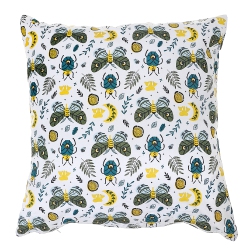 MAISON CONCEPTS Cotton Cushion Butterfly & Beetle 18 X 18 - Set Of 2