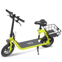 PHANTOM GOGO Commuter R1 | Adult Electric Scooter | Foldable Scooter | 450W Brushless Motor 36V |32.18Km Range | 15Mph 265Lbs Max Load E Mopeds