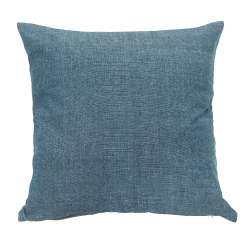 MAISON CONCEPTS Chambray Cushion With Zipper Denim 18 X 18 - Set Of 2 In Blue