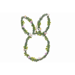 MAISON CONCEPTS Bunny Head Leaves & Floral Wall Hanging