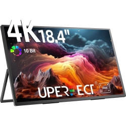 UPERFECT 18.4" 4K Portable Monitor Ultra HD Gaming Display HDMI Type C 2 Laptop Screen Uhd Gaming Monitor 10Bit Adjustable Stand