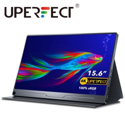 UPERFECT 4K Portable Monitor 15.6" USB C Gaming Monitors HDMI Mini Dp for Xbox Switch Ps