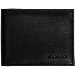 CHAMPS Classic Collection Genuine Leather Rfid Blocking Bi-Fold Wallet In Gift Box In Multicolor