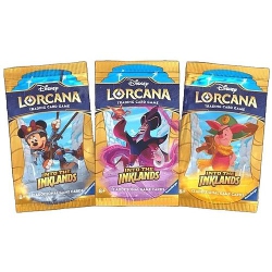 RAVENSBURGER Disney Lorcana Trading Card Game: Into The Inklands Booster Pack (Limit 4 Per Customer) 12 Cards Per Pack