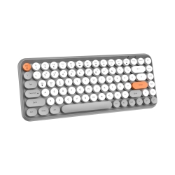 NIERBO Wireless Bluetooth Typewriter Keyboard Portable Mini 84-Key Keyboard Compatible \w Android, Ipad, Windows, PC, Tablet, for Home And Office