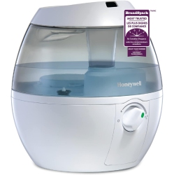 HONEYWELL Mistmate Ultrasonic Cool Mist Humidifier, White, With Adjustable Mist Control, Auto Shut-Off, Ultra Quiet Operation, Visible Cool Mist