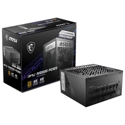 MSI Refurbished (Good) Mpg A1000G PCie 5 80 Plus Gold 1000W Full Modular Atx 3.0 Gaming Power Supply - In Black