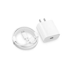 GENERIC Apple Iphone 20W USB-C Wall Block Charger Lightning Connector Fast Charge | Compatible \w Iphone 14, 13, 12, 11 Pro Max, Xr, Xs, Ipad 10Th