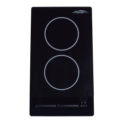 KENYON B80321 Two Burner Induction Cooktop W/ Bridge Element Glass, Touch Control, 120V Ulc In Black