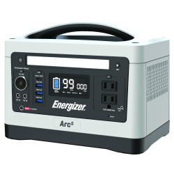 ENERGIZER Arc5 500-Watt Portable Power Station 537.6Wh Lifepo4 Battery