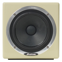 AVANTONE Pro Av-Pm Mixcube Passive Full-Range Mini Reference Monitor Mono, Retro-Cream (Single) In Black