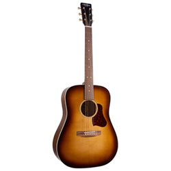 Art & Lutherie Americana Acoustic Guitar (051540) - Gold/Burgundy/Brown