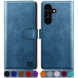 HLD Samsung Galaxy S24 5G Wallet Case With Rfid Blocking Credit Card Holder, Flip Book Pu Leather Protective Cover Women Men for Samsung S24 Phone Case