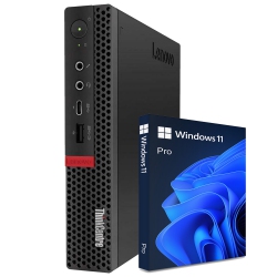 LENOVO Refurbished (Good) - Thinkcentre M720Q Mini High-Performance Windows 11 Pro Desktop Computer Tiny PC Intel Core I5 8400T Up to 3.10 Ghz 16GB
