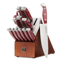 HENCKELS Statement 14 Piece Knife Block Set In Red