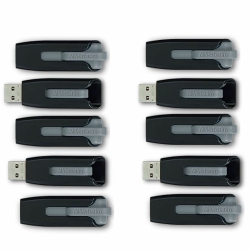 VERBATIM Store N Go 32GB USB 3.2 Gen 1 Flash Drive - 10 Pack (70894)