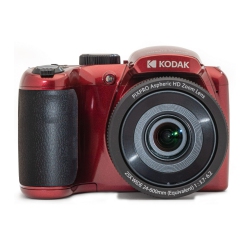 KODAK Pixpro Az255-Rd 16Mp Digital Camera 25X Optical Zoom 24MM Wide Angle Lens Optical Image Stabilization 1080P Full HD Video 3" Lcd Vlogging