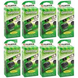 FUJIFILM Quicksnap Flash 400 Single-Use Camera With Flash, Pack Of 8