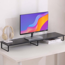 MOTIONGREY Monitor Stand Riser, 39.4 Inch Ergonomic Desk & Tabletop Desktop Stand for Laptop, Desktop Shelf, Computer, Macbook, Notebook, PC -