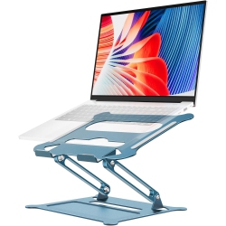 NONE Laptop Notebook Stand Holder, Ergonomic Adjustable Ultrabook Stand Riser Portable Compatible \w Macbook Air Pro, Dell, HP, Lenovo Light Weight