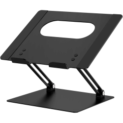 NONE Aluminum Laptop Stand, Ergonomic Adjustable Notebook Stand, Riser Holder Computer Stand Compatible \w Air, Pro, Dell, HP, Lenovo More 10-14