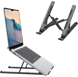 NONE Laptop Stand for Desk Ergonomic 7-Levels Angles Adjustable Computer Stand, Portable Abs Laptop Riser Holder Compatible \w All Laptops And