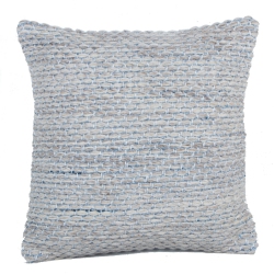 CORRIVEAU F. International - Ocean Textured Cushion, Indoor/outdoor, 18" X 18