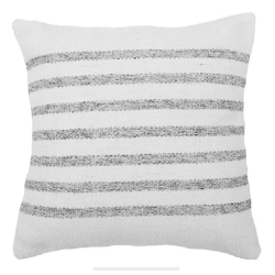CORRIVEAU F. International - Element Striped Cushion, Indoor/outdoor, 18" X 18