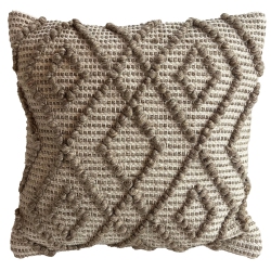 CORRIVEAU F. International - Terra Textured Cushion, Indoor/outdoor, 18" X 18