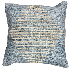 CORRIVEAU F. International - Ocean Textured Cushion, Indoor/outdoor, 18" X 18
