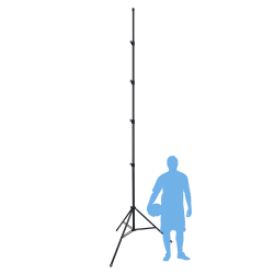 XBOTGO T4 Tripod Set, Alloy Structure, Up to 13 Feet, Professional Storage Bag, Non-Slip Feet Wind Resistant, for Soccer/basketball Games, Built-In