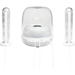 HARMAN KARDON Soundsticks 4 Bluetooth Speaker System (Hksoundstick4Whtam)- (10/10 Condition) In White