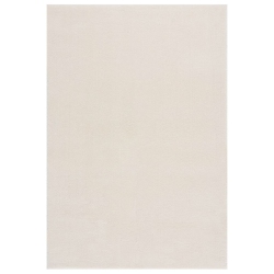 VIDAXL 5X7.5 Feet Indoor Shaggy Rugs Modern Plush Area Rugs With Anti-Slip Backing, Cream