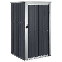 VIDAXL Garden Tool Shed Anthracite 88X89X161 Cm Galvanised Steel