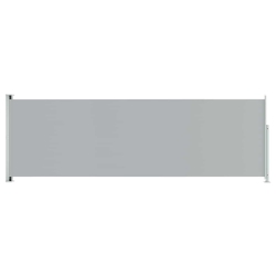 VIDAXL Patio Retractable Side Awning 200X600 Cm In Grey